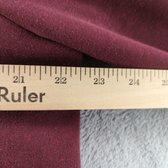 Nike Hoodie Mens Medium Maroon Full Zip Sweatshirt Athletic Logo 811710-681 - Picture 5 of 10